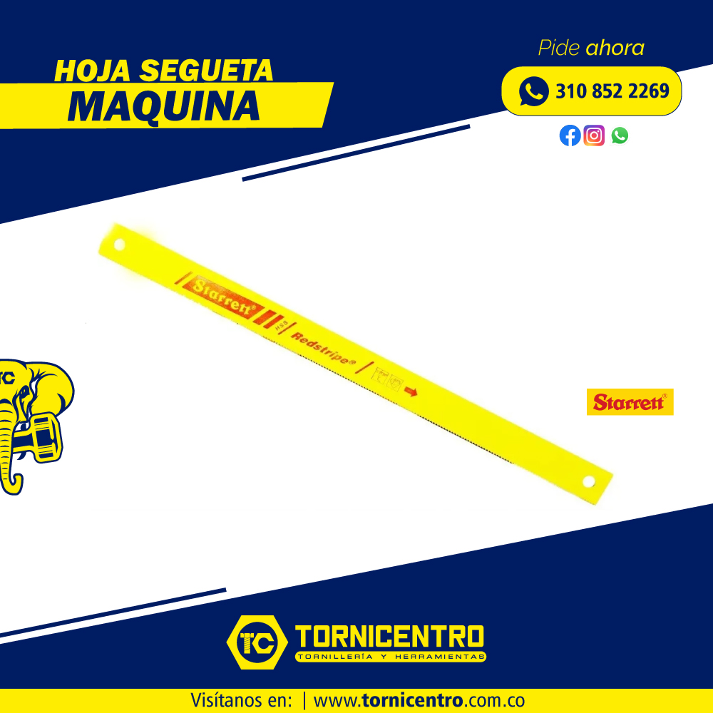 HOJA SEGUETA MAQUINA