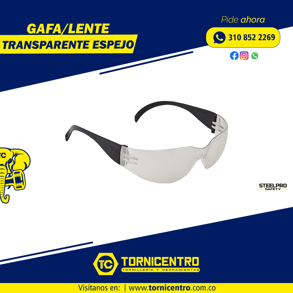 GAFAS/LENTE TRANSPARENTE ESPEJO