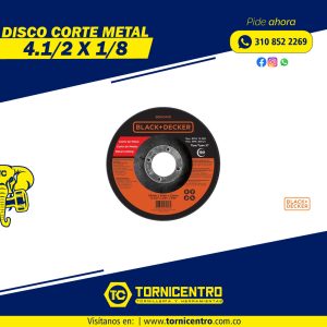 DISCO CORTE METAL - BLACK&DECKER