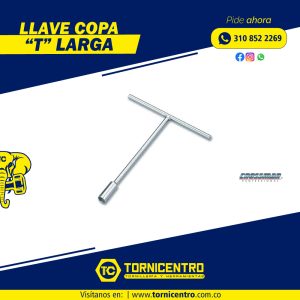 LLAVE COPA "T" LARGA