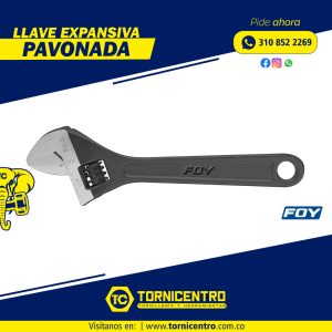 LLAVE EXPANSIVA PAVONADA
