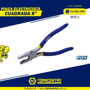 PINZA ELECTRICISTA CUADARADA