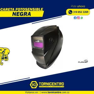 CARETA FOTOSENSIBLE NEGRA