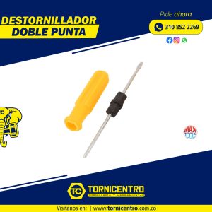 DESTORNILLADOR DOBLE PUNTA