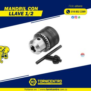 MANDRIL CON LLAVE - MAXTOOLS