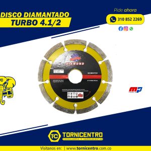 DISCO DIAMANTADO TURBO