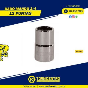 DADO MANDO 3/4 - 12 PUNTAS