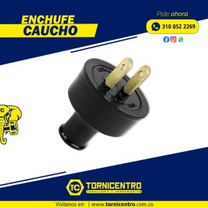ENCHUFE CAUCHO