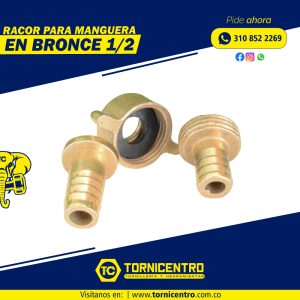 RACOR PARA MANGUERA EN BRONCE