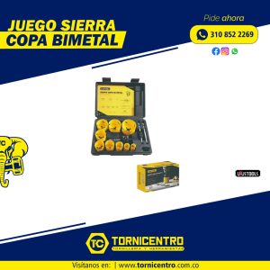 JUEGO SIERRA COPA BIMETAL