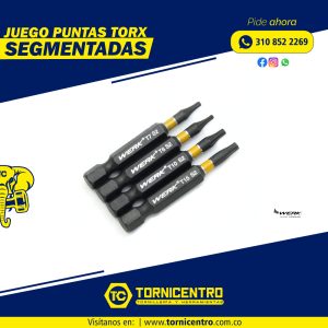 JUEGO PUNTAS TORX SEGMENTADAS - WERK